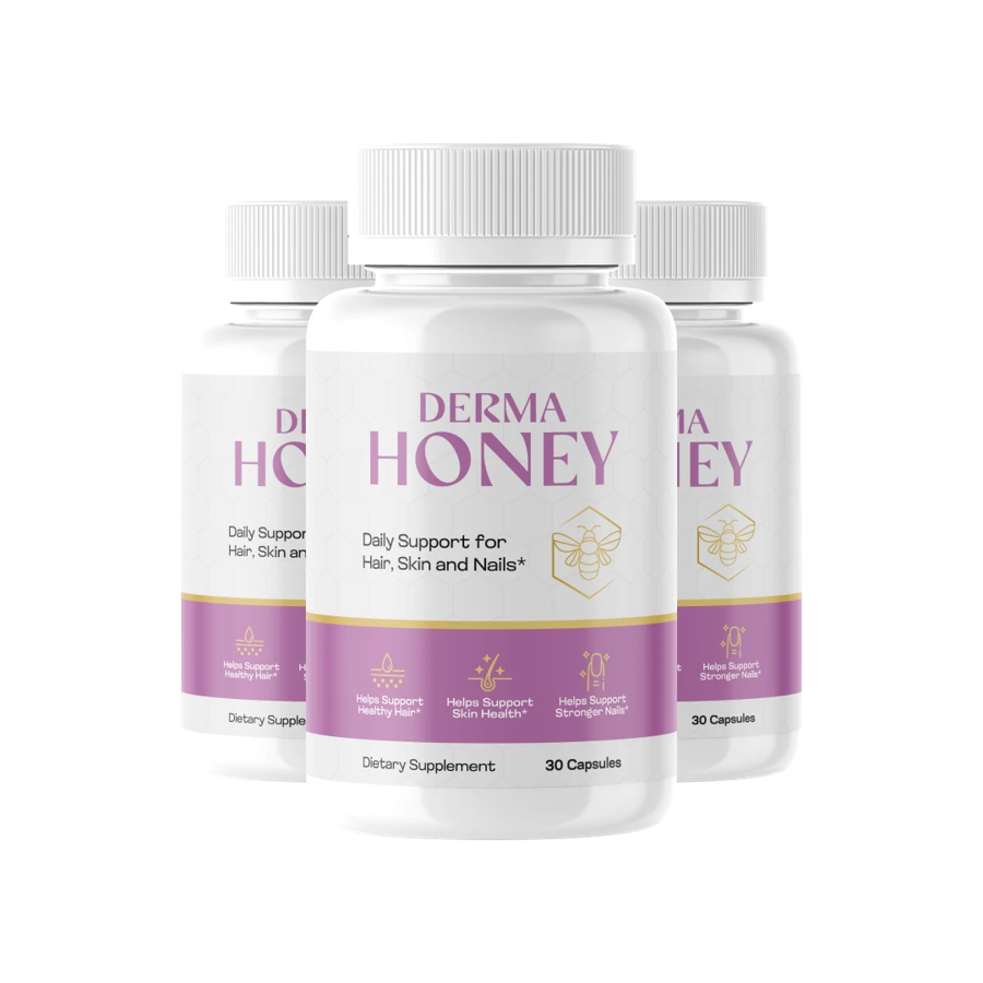 3 bottles of Derma Honey