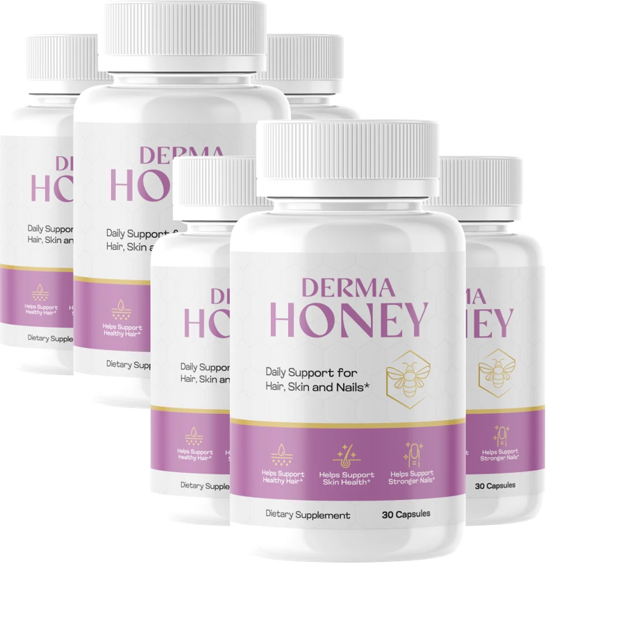 6 bottles of Derma Honey
